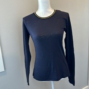 Goldie Lewinter Metallic Tipped Shirt